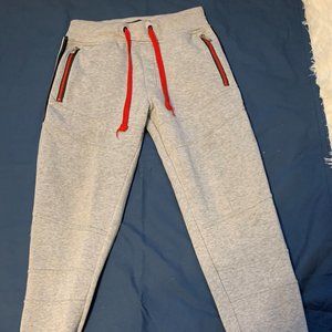 Akademiks Men Varsity Side Tape Fleece Lined Jogger Medium